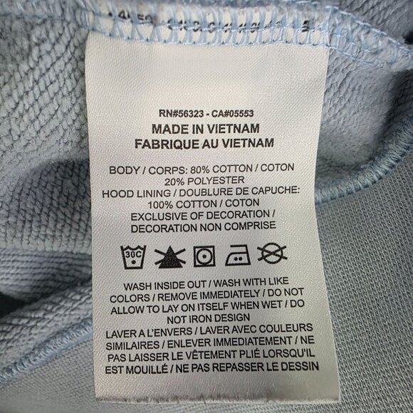 Womens Light Blue Nike Hoodie Sweatshirt ECNL Texas Long Sleeve Cotton Blend S - Picture 5 of 9